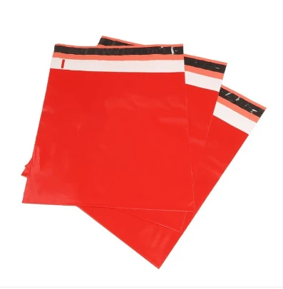 Red Waterproof Shipping Express Mailing Bag