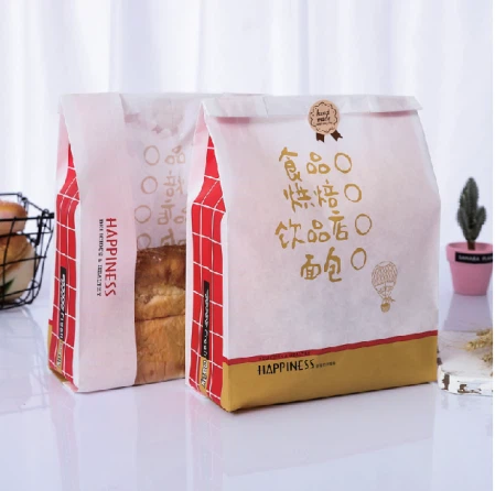 Food Pastry Bread Oil Paper Packaging Bag