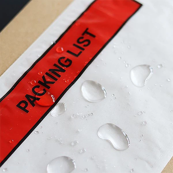 custom printed packing list envelopes