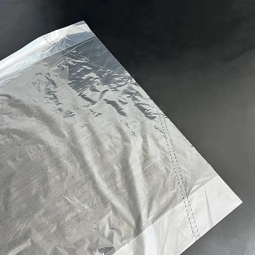clear plastic garment bags