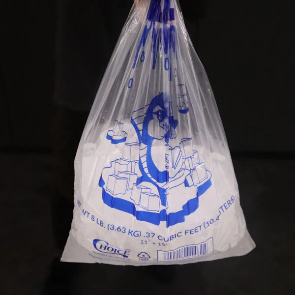 10 Lb Plastic Ice Bag