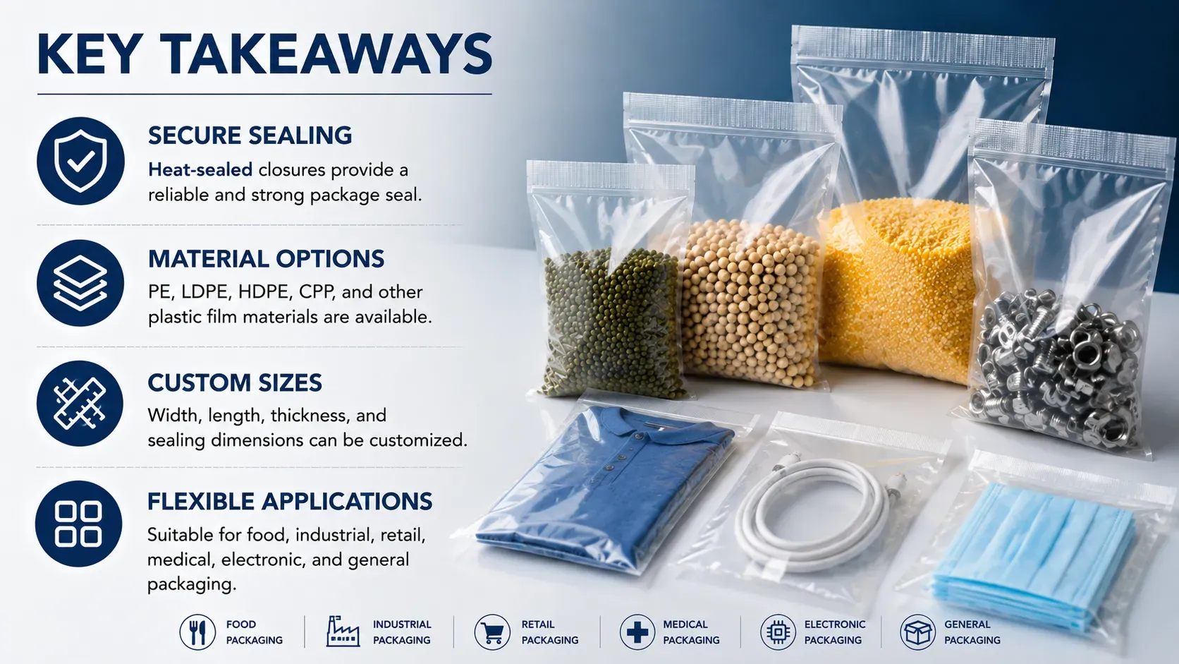 hot seal plastic bag Key Takeaways hot seal plastic bag Key Takeaways