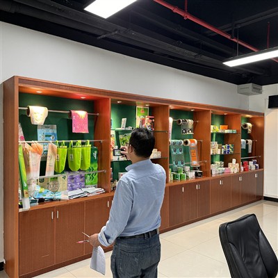 Inside Our Plastic Packaging Bag Sample Display Area: Custom Designs, Materia...