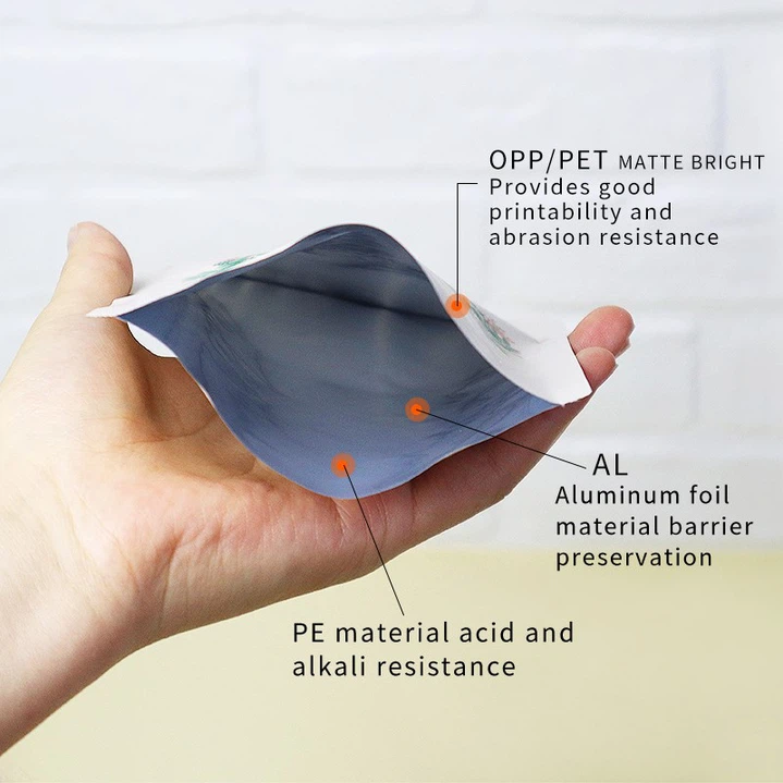 Three-layer Composite Material Bronzing Mask Bag Three-layer Composite Material Bronzing Mask Bag