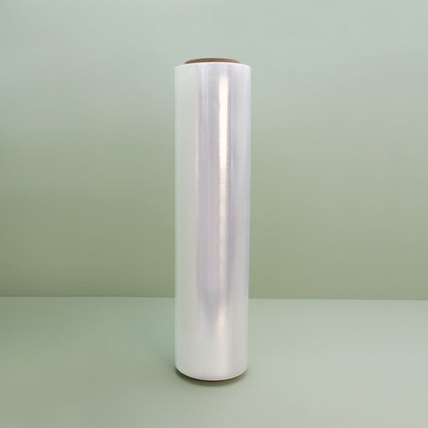 transparent plastic stretch film on a roll transparent plastic stretch film on a roll