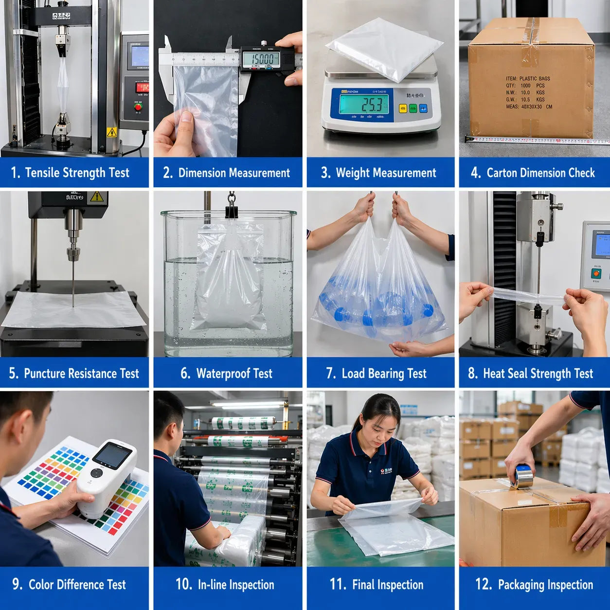 Complete Steps for Quality Testing of Plastic Packaging Bags Complete Steps for Quality Testing of Plastic Packaging Bags