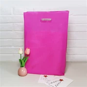 Red gift wrapping hand bag