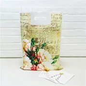 Die Cut Plastic Shopping Packaging Tote Bag