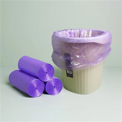 Environmentally Friendly And Durable Purple Trash Bags