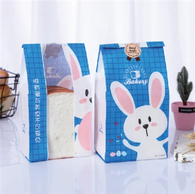 Grease-proof Window Baking Toast Bread Bag