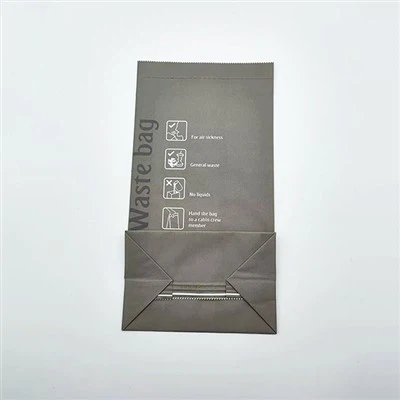 Paper flat mouth travel motion sickness bag